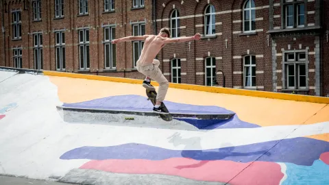 Photo d'un skateur